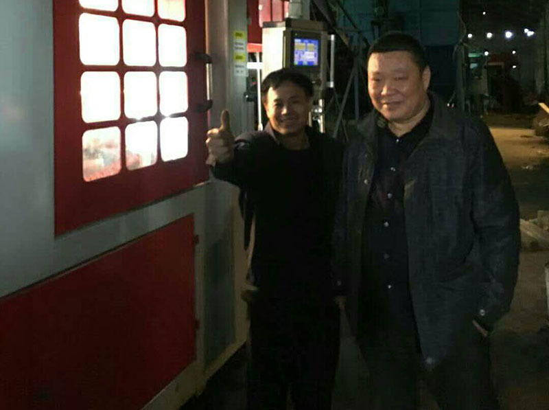 河南孟總650X850型號造型機調試安裝