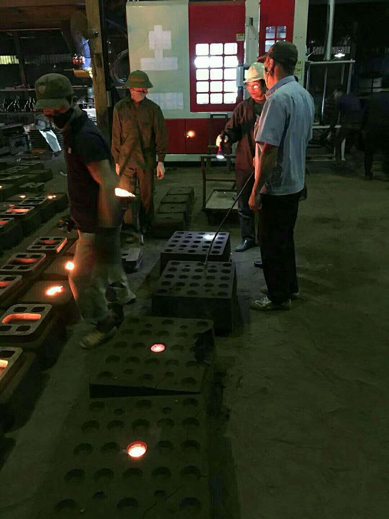 造型設備現場調試細節圖 造型設備現場調試細節圖