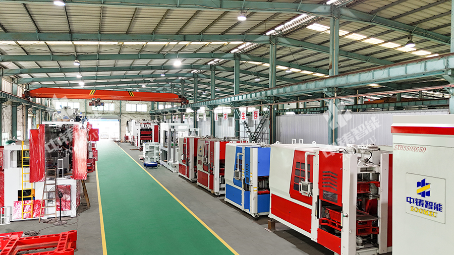 中鑄智能造型機(jī)生產(chǎn)車(chē)間 中鑄智能造型機(jī)生產(chǎn)車(chē)間